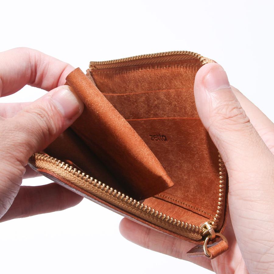 最大51% 3/3限定 ゼタ 財布 ミニ財布 ミニウォレット プレブロレザー 本革 日本製 L字ファスナー お札が折れない 化粧箱付き ZETTA zetta-002pb | ブランド登録なし | 12