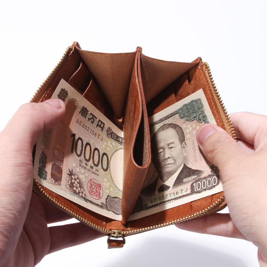 最大41% 9/8限定 ゼタ 財布 ミニ財布 ミニウォレット プレブロレザー 本革 日本製 L字ファスナー お札が折れない 化粧箱付き ZETTA zetta-002pb | ブランド登録なし | 13