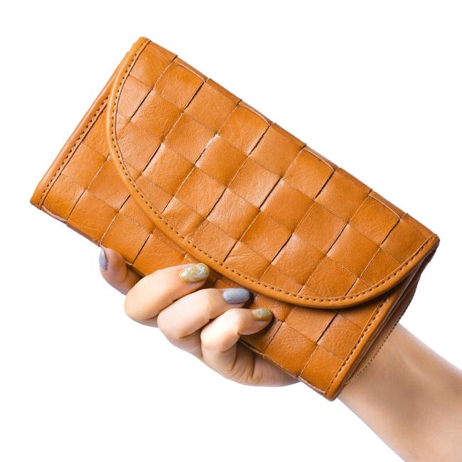 最大41% 9/6限定 ズッケロ 長財布 レディース ブランド レザー 本革 革編み 編み込み 大容量 かぶせタイプ ロングウォレット ルイーザ zucchero Luisa 48081 | zucchero filato | 14