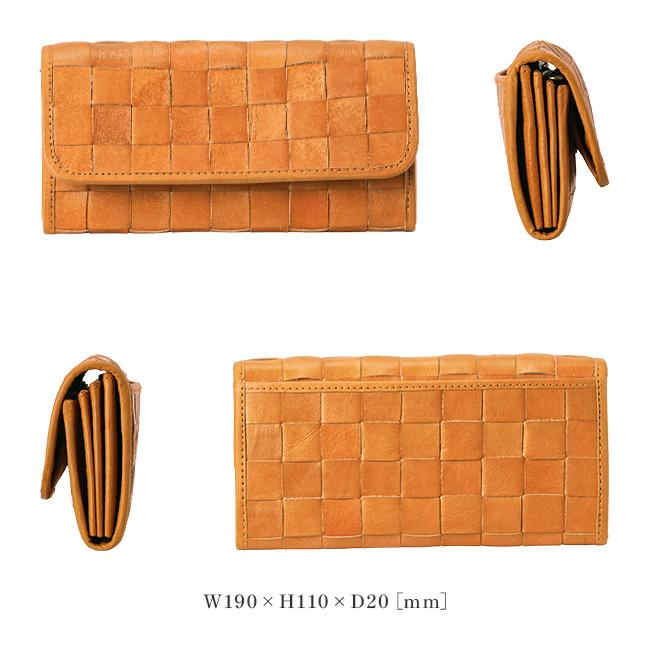 最大53% 3/1まで ズッケロ 長財布 レディース ブランド レザー 本革 革編み 大容量 ボックス型小銭入れ ロングウォレット ルイーザ zucchero Luisa 48082 | zucchero filato | 04