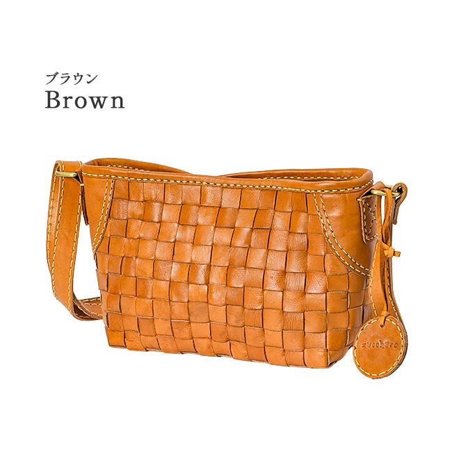 最大50% 1/25限定 ズッケロ ショルダーバッグ レディース ブランド レザー 本革 軽量 横型 編み込み 斜めがけ 小さめ B6 バケット zucchero Baquette 48300 | zucchero filato | 03