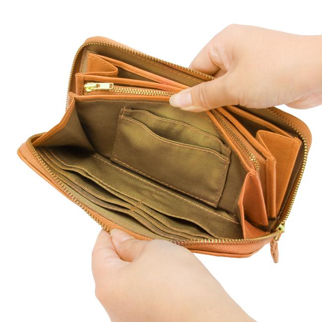 最大37% 1/8限定 ズッケロ 長財布 レディース ブランド レザー 本革 革編み 大容量 ラウンドファスナー ロングウォレット ルイーザ zucchero Luisa 49174 | zucchero filato | 12