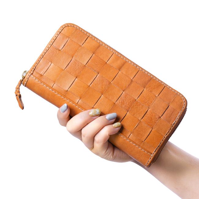 最大42% 2/22限定 ズッケロ 長財布 レディース ブランド レザー 本革 革編み 大容量 ラウンドファスナー ロングウォレット ルイーザ zucchero Luisa 49174 | zucchero filato | 14