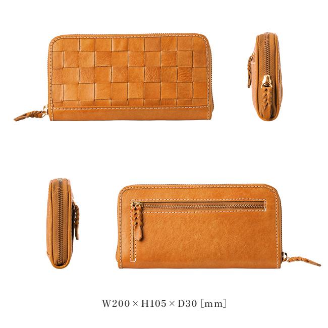 最大42% 3/27限定 ズッケロ 長財布 レディース ブランド レザー 本革 革編み 大容量 ラウンドファスナー ロングウォレット ルイーザ zucchero Luisa 49174 | zucchero filato | 04