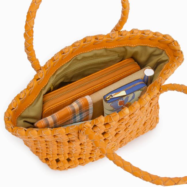 最大51% 3/27限定 ズッケロ トートバッグ ハンドバッグ レディース ブランド レザー 本革 軽量 編み込み メッシュ ミニトート セレーナ zucchero serena 49586 | zucchero filato | 13