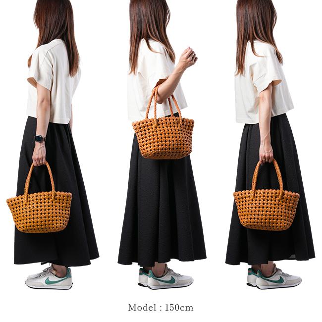 ズッケロ トートバッグ ハンドバッグ レディース ブランド レザー 本革 軽量 編み込み メッシュ ミニトート セレーナ zucchero serena 49586 | zucchero filato | 05