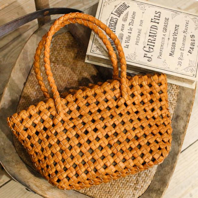 ズッケロ トートバッグ ハンドバッグ レディース ブランド レザー 本革 軽量 編み込み メッシュ ミニトート セレーナ zucchero serena 49586 | zucchero filato | 07