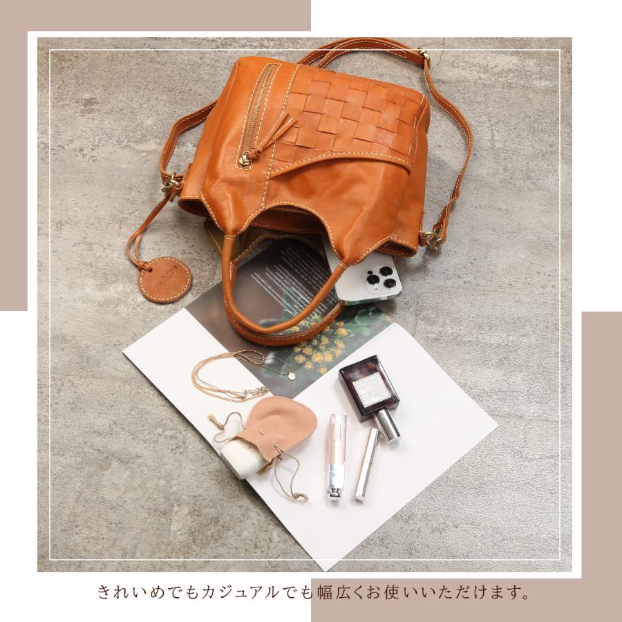 ズッケロ バケット トートバッグ レディース ミニ 小さめ 本革 2WAY zucchero bucket 49871 | zucchero filato | 08