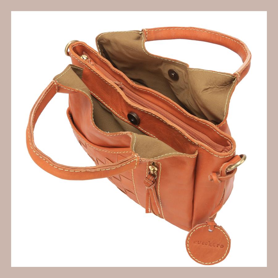 最大50% 9/6限定 ズッケロ バケット トートバッグ レディース ミニ 小さめ 本革 2WAY zucchero bucket 49871 | zucchero filato | 09