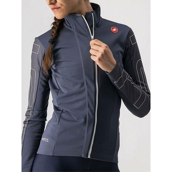 CASTELLI カステリ 19539 TRANSITION W JACKET（レディースサイクルジャケット）：070 DARK STEEL BLUE/SOFT PINK｜selectit-plus｜04