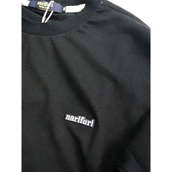 narifuri ナリフリ NF1144 マルチテック スウェットTシャツ：001 BK | narifuri | 02