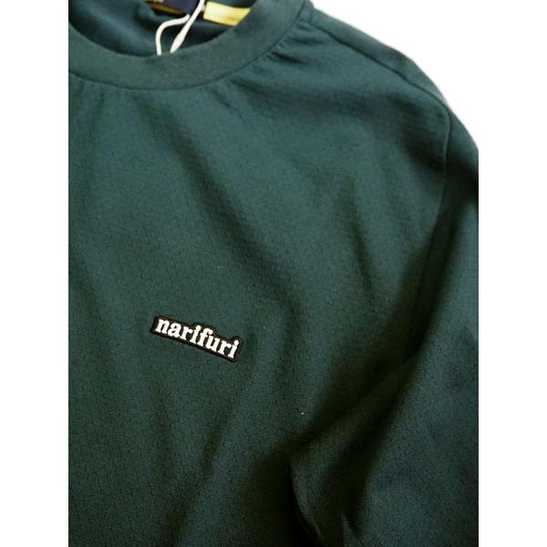 narifuri ナリフリ NF1144 マルチテック スウェットTシャツ：058 D.GREEN | narifuri | 02