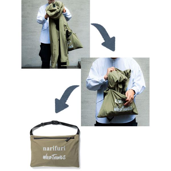 narifuri ナリフリ NFWT_02 narifuri×WILD THINGS パッカブルデナリジャケット：017 GREGE | narifuri | 03