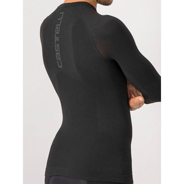 CASTELLI カステリ 4520531 CORE SEAMLESS BASE LAYER LS（サイクルアンダーウェア）：010 BLACK | Castelli | 03