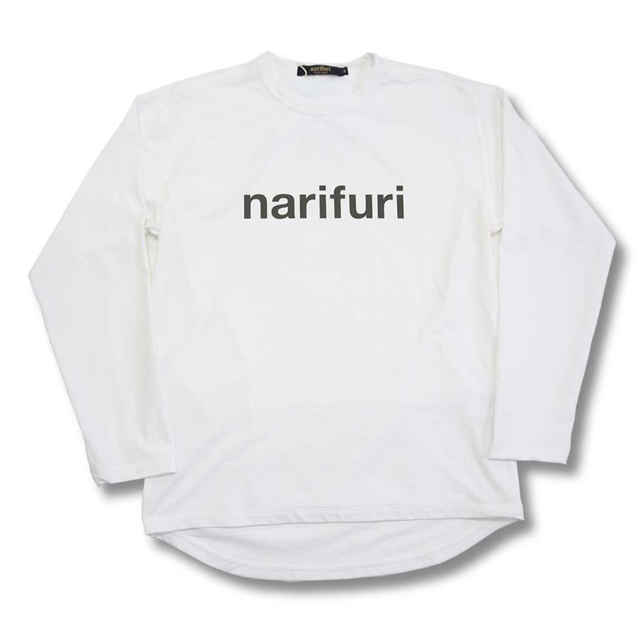 narifuri ナリフリ NF1154 アクティブメッシュバックポケットTシャツ：020 WHITE | narifuri