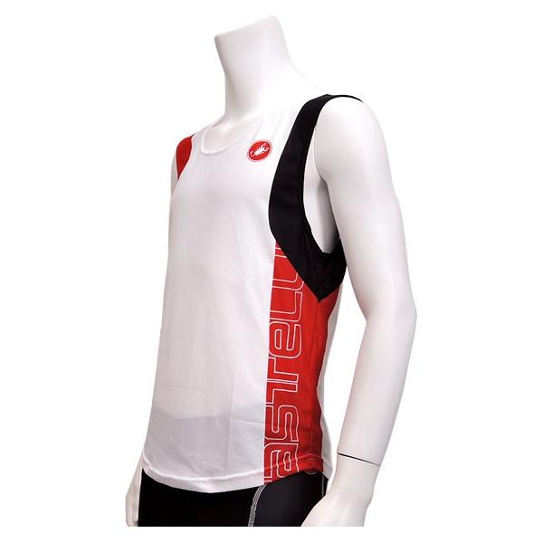 CASTELLI カステリ 16067-123 T.O. ALII RUN TOP（トライアスロンラン用トップ）White/Red | Castelli | 01