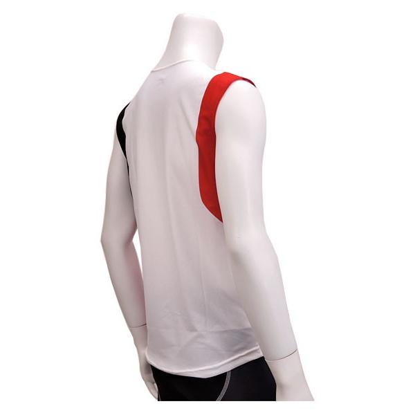 CASTELLI カステリ 16067-123 T.O. ALII RUN TOP（トライアスロンラン用トップ）White/Red | Castelli | 02