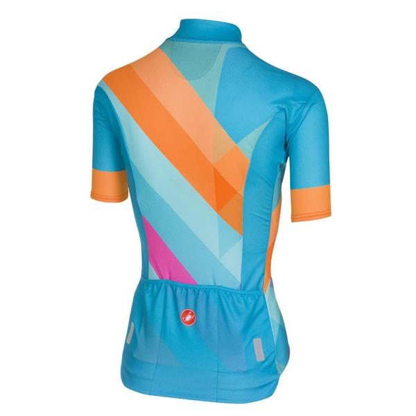 CASTELLI カステリ 18040 PRISMA JERSEY（レディースサイクルジャージ）:086 Multicolor Sky Blue | Castelli | 01