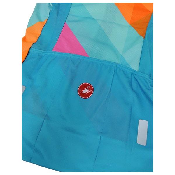CASTELLI カステリ 18040 PRISMA JERSEY（レディースサイクルジャージ）:086 Multicolor Sky Blue | Castelli | 04