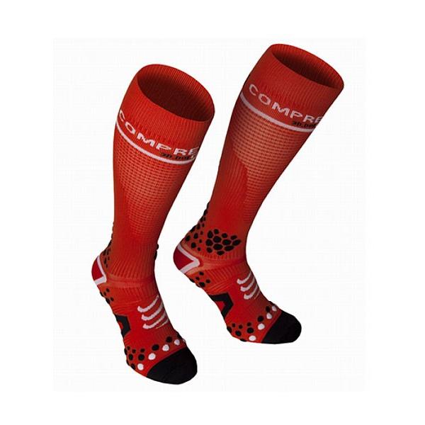 COMPRESSPORT Full Socks V2:レッド | 