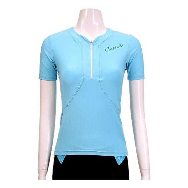 CASTELLI カステリ 15065 BELLISSIMA JERSEY（レディースサイクルジャージ）:066 Pastel Blue | Castelli