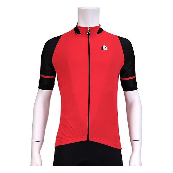 エチェオンド KOMBI 半袖ジャージ（サイクルジャージ）:Red-Black | ETXEONDO