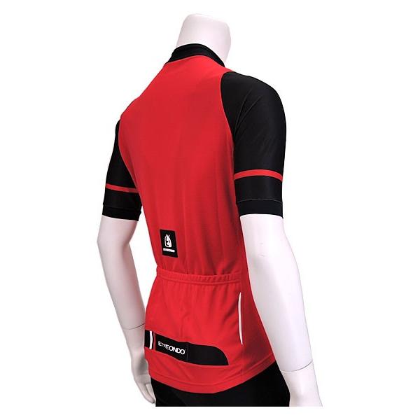 エチェオンド KOMBI 半袖ジャージ（サイクルジャージ）:Red-Black | ETXEONDO | 02