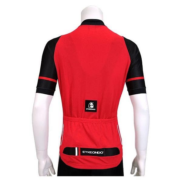 エチェオンド KOMBI 半袖ジャージ（サイクルジャージ）:Red-Black | ETXEONDO | 03