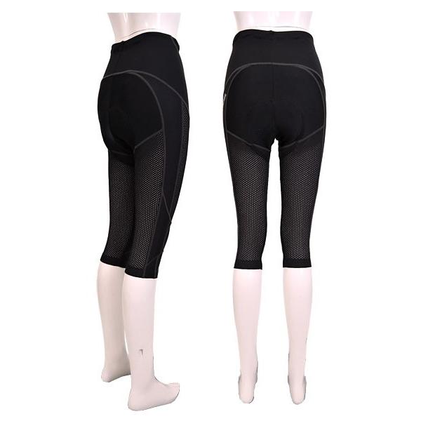 Celsus セルサス4DMレディース メッシュニッカー（レディースサイクルパンツ）:BLACK |  | 01