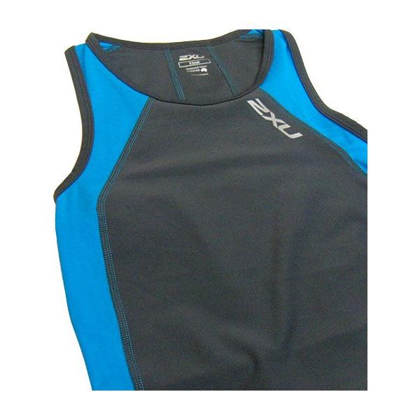 2XU WT2851a Perform Tri Singlet（レディーストライウェア）:CHR/UMB | 2XU | 03