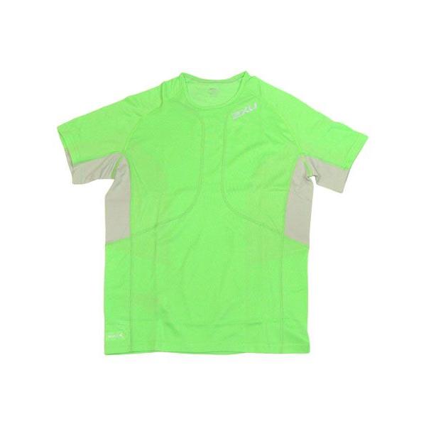 2XU MR2201a Comp Run S/S Top（ランニングウェア）:NLM/CGY | 2XU | 01