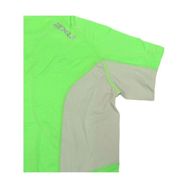 2XU MR2201a Comp Run S/S Top（ランニングウェア）:NLM/CGY | 2XU | 03
