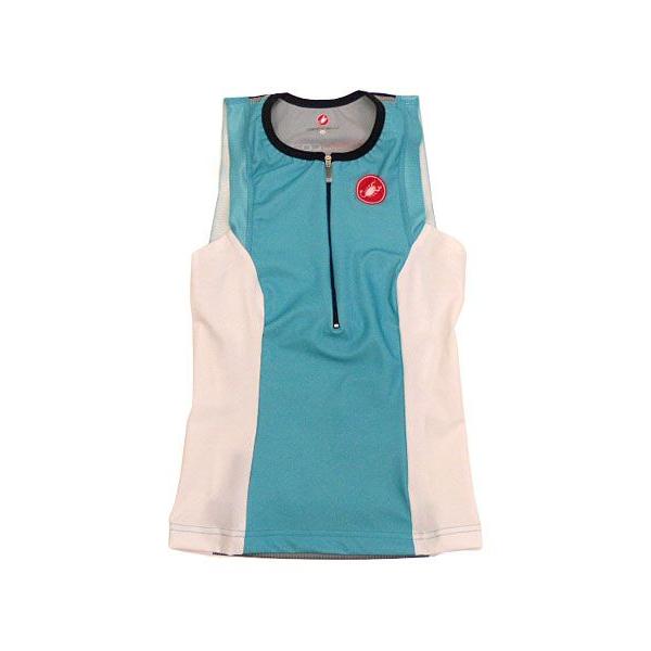 CASTELLI カステリ 13073 FREE W TRI SINGLET（レディーストライトップ）：042 acqua | Castelli | 01