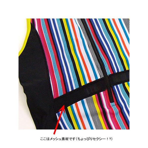 ZOOT ズート W PERFORMANCE TRI TANK（レディーストライアスロンウェア）:SPECTRUM STRIPE/BLACK｜selectit-plus｜05