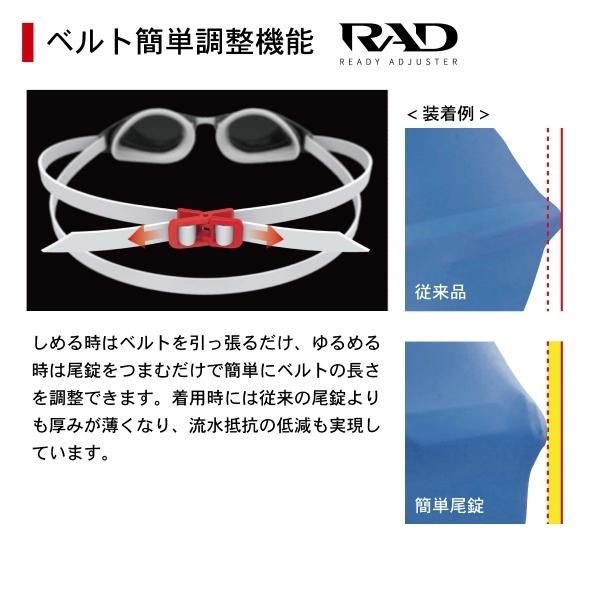 SWANS(スワンズ) ASCENDER SR-81PHPAF CLA　トライアスロン向けスイムゴーグル：ブラック | SWANS | 04