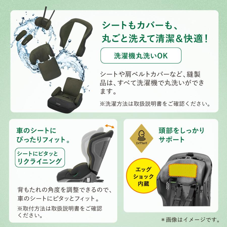 ジョイトリップ ジュニアシート コンビ アドバンス ISOFIX エッグ