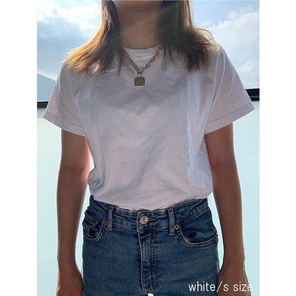 Tシャツ 半袖 無地 ベーシック クルーネック メンズ レディース コットン |  | 05