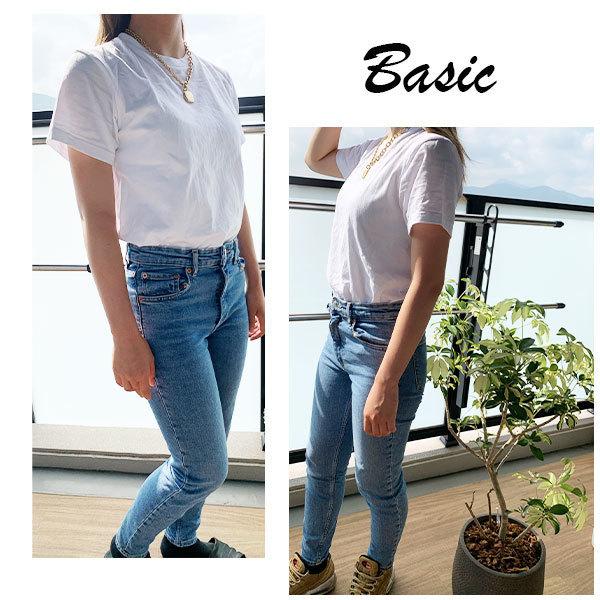 Tシャツ 半袖 無地 ベーシック クルーネック メンズ レディース コットン |  | 06