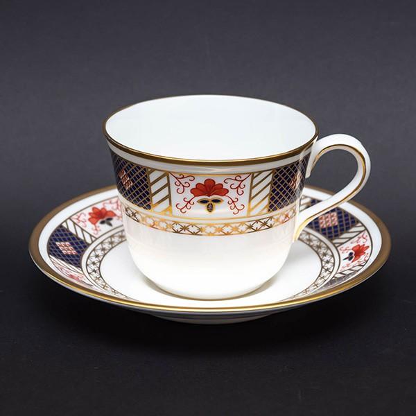 ロイヤル・クラウン・ダービー ダービーボーダー コーヒーカップ＆ソーサー | Royal Crown Derby