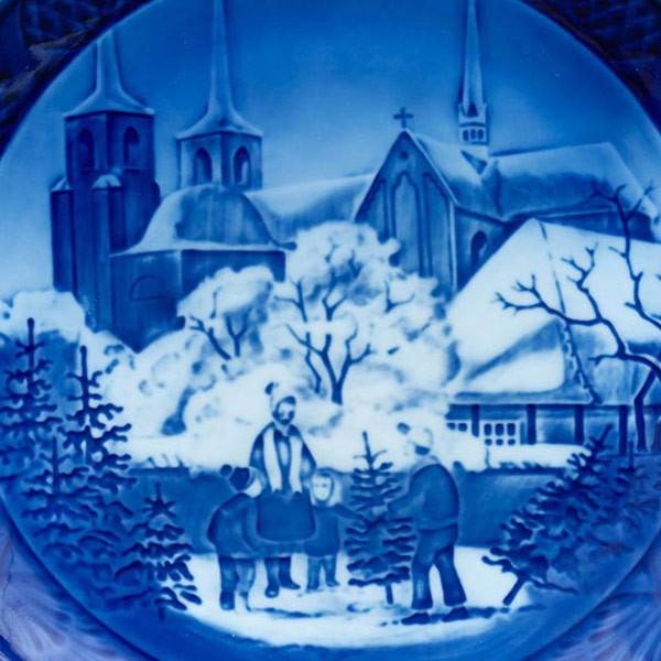 ロイヤル・コペンハーゲン イヤープレート（1997年）『Roskilde Cathedral（ロスキレ大聖堂）』 | ROYAL COPENHAGEN | 01