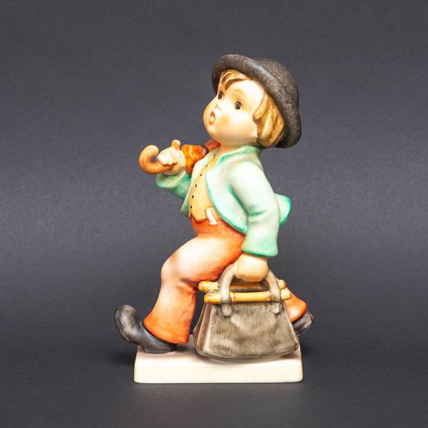 絶版•美品•ゲーベル•フンメル人形•Meditation•考え中•ビンテージ ゲーベル フンメル人形 『Merry Wanderer（陽気な放浪者