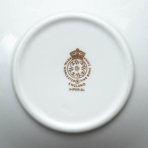 ロイヤル・ウースター インペリアル デミタスカップ＆ソーサー | ROYAL WORCESTER | 04