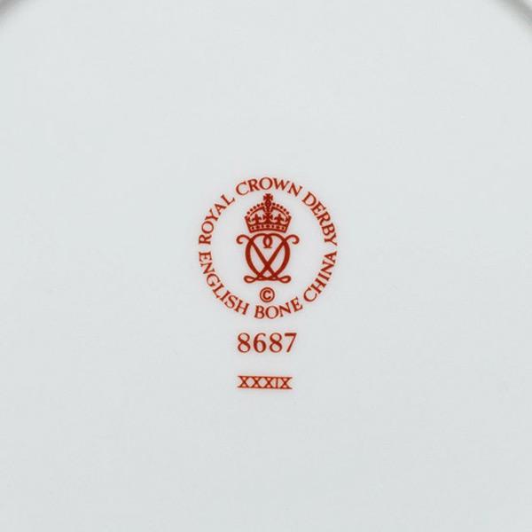 ロイヤル・クラウン・ダービー アジアンローズ 21cmプレート ※金彩剥げ | Royal Crown Derby | 04