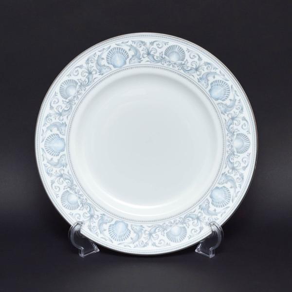 ウェッジウッド ドルフィン（ホワイト） 27cmプレート ※銀彩剥げ | WEDGWOOD