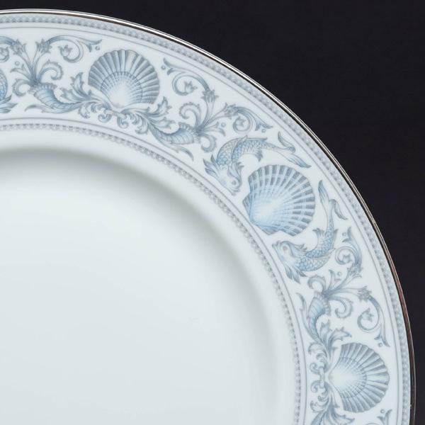 ウェッジウッド（）ドルフィンホワイト プレート（２７ｃｍ）2枚 WEDGWOOD ウェッジウッド ドルフィン（ホワイト） 27cmプレート