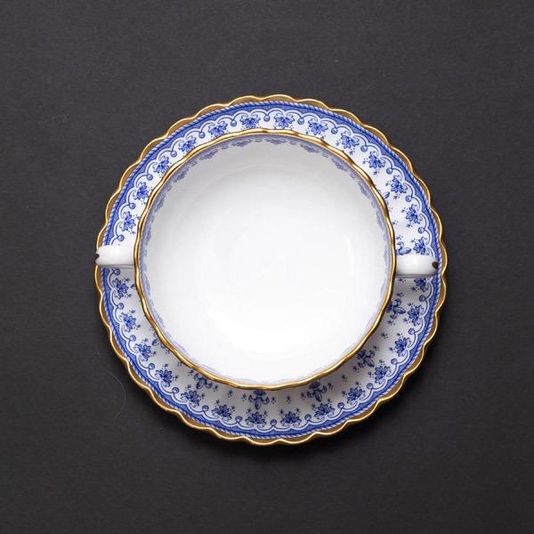 スポード フルール・ド・リス ブルー スープカップ＆ソーサー | Spode | 03
