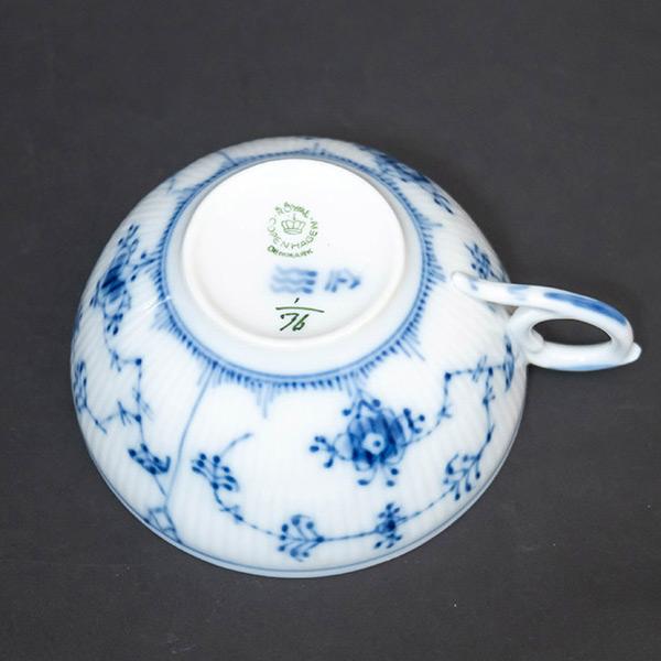 ロイヤル・コペンハーゲン ブルーフルーテッドプレイン ティーカップ＆ソーサー / Y5003-2 | ブルーフルーテッド | 04