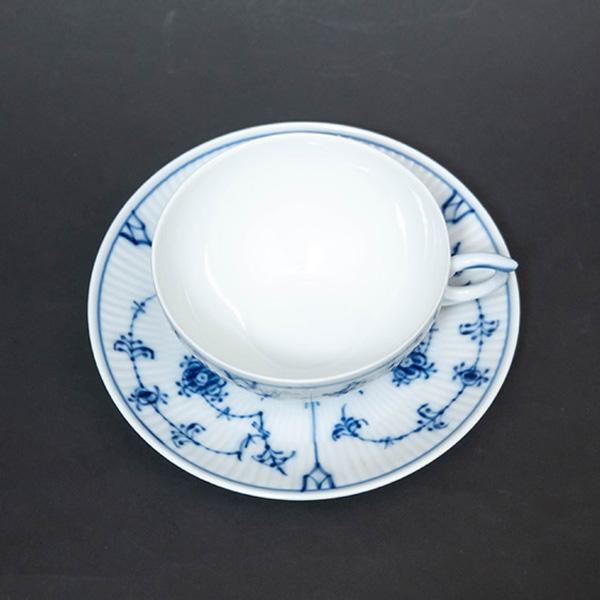 ロイヤル・コペンハーゲン ブルーフルーテッドプレイン ティーカップ＆ソーサー / Y5003-4 | ブルーフルーテッド | 02