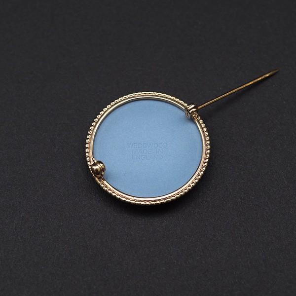 ウェッジウッド ジャスパー エンジェルブローチ（ペールブルー）ゴールド | WEDGWOOD | 01