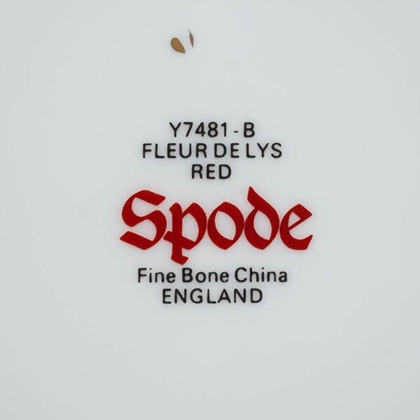 スポード フルール・ド・リス レッド 16cmプレート | Spode | 03